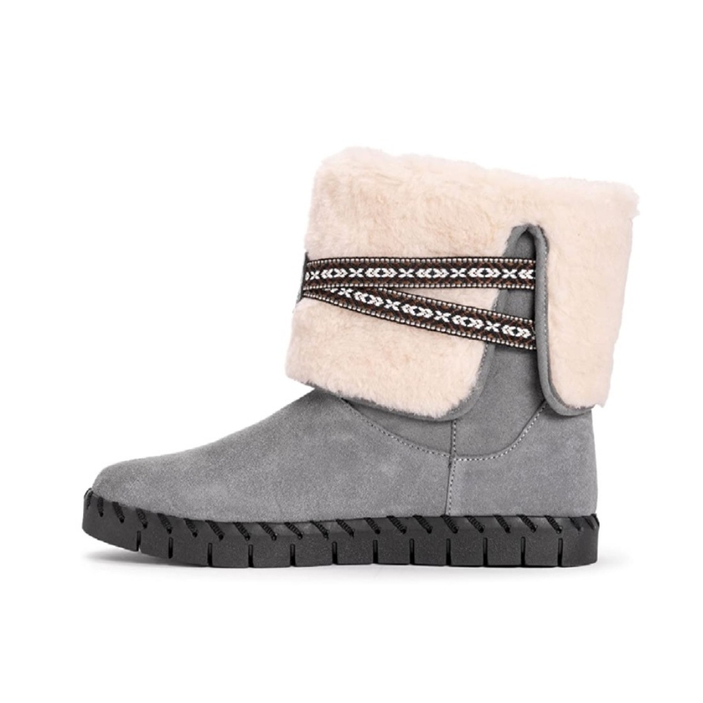 .MUK LUKS Women's Water Repellent Suede Flexi Montauk Boots Sz 9 NIB - Picture 2 of 10